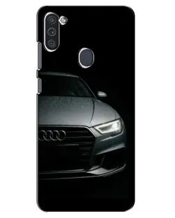 Чехол для Samsung Galaxy M11 с картинкой «Audi — детализация кузова»