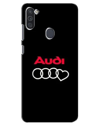 Чехол для Samsung Galaxy M11 с картинкой «Логотип Audi Heart»