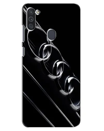 Чехол для Samsung Galaxy M11 с картинкой «Audi — абстрактные кольца»