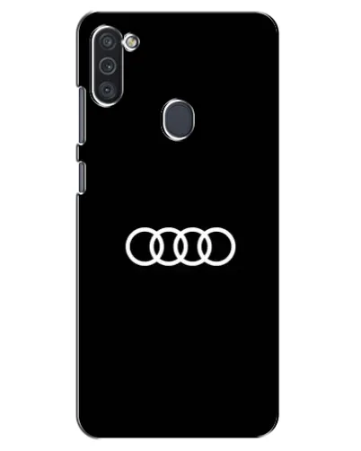 Чехол для Samsung Galaxy M11 с картинкой «Audi White Logo»