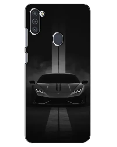 Чехол для Samsung Galaxy M11 с картинкой «Lamborghini симметрия дорог»