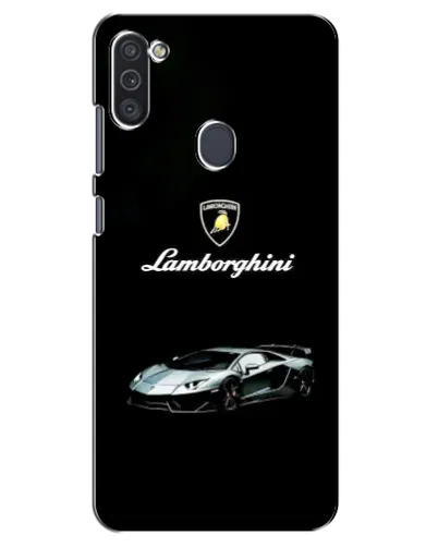 Чехол для Samsung Galaxy M11 с картинкой «Логотип Lamborghini классика»