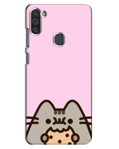 Чехол для Samsung Galaxy M11 с картинкой «Pusheen и печенье» Чехол для Samsung Galaxy M11 с картинкой «Pusheen и печенье»