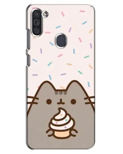Чехол для Samsung Galaxy M11 с картинкой «Пушин с кексом» Чехол для Samsung Galaxy M11 с картинкой «Пушин с кексом»