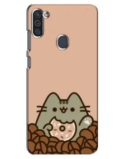 Чехол для Samsung Galaxy M11 с картинкой «Кофейный Пушин» Чехол для Samsung Galaxy M11 с картинкой «Кофейный Пушин»