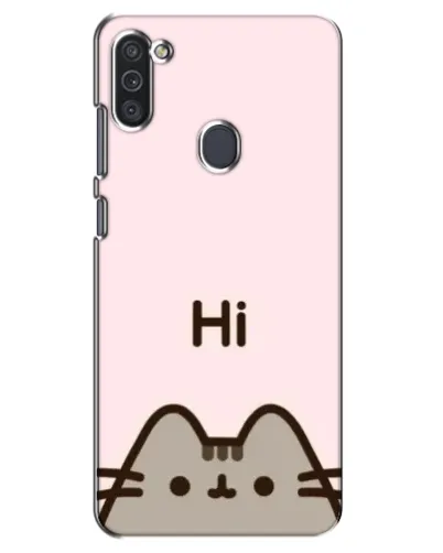Чехол для Samsung Galaxy M11 с картинкой «Пушин говорит Hi» Чехол для Samsung Galaxy M11 с картинкой «Пушин говорит Hi»