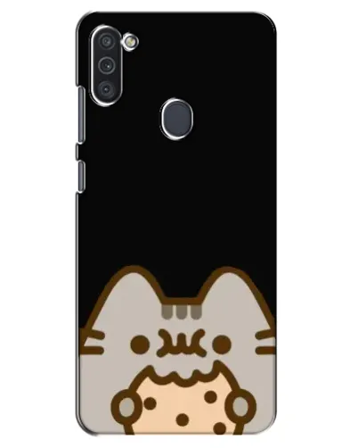 Чехол для Samsung Galaxy M11 с картинкой «Пушин на черном» Чехол для Samsung Galaxy M11 с картинкой «Пушин на черном»