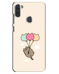 Чохол для Samsung Galaxy M11 з картинкою «Пушин на кульках»