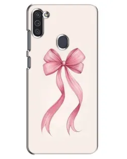 Чехол для Samsung Galaxy M11 с картинкой «Розовый бант»