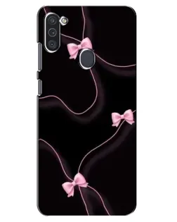Чехол для Samsung Galaxy M11 с картинкой «Розовые ленты»