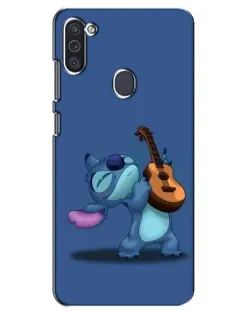 Чохол для Samsung Galaxy M11 з картинкою «Стіч з укулеле»
