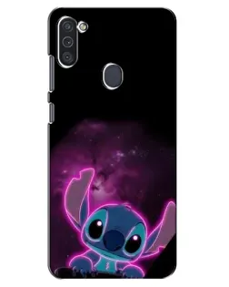 Чохол для Samsung Galaxy M11 з картинкою «Неоновий Stitch»