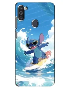Чохол для Samsung Galaxy M11 з картинкою «Стіч на хвилі»