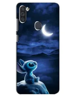 Чохол для Samsung Galaxy M11 з картинкою «Місячна ніч Стіча»