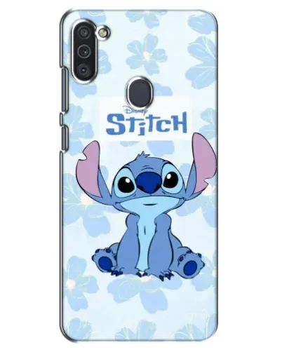 Чохол для Samsung Galaxy M11 з картинкою «Stitch серед квітів»