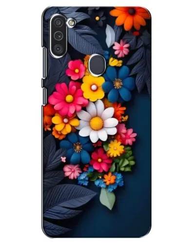 Чехол для Samsung Galaxy M11 с картинкой «Цветочная феерия»