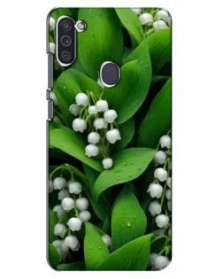 Чехол для Samsung Galaxy M11 с картинкой «Ландыши в зелени» Чехол для Samsung Galaxy M11 с картинкой «Ландыши в зелени»