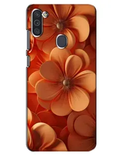 Чехол для Samsung Galaxy M11 с картинкой «Оранжевый макро цветок» Чехол для Samsung Galaxy M11 с картинкой «Оранжевый макро цветок»