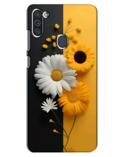 Чехол для Samsung Galaxy M11 с картинкой «Подсолнух и ромашка»