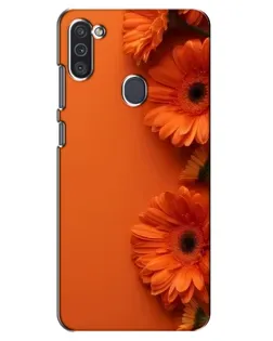 Чехол для Samsung Galaxy M11 с картинкой «Оранжевые герберы» Чехол для Samsung Galaxy M11 с картинкой «Оранжевые герберы»