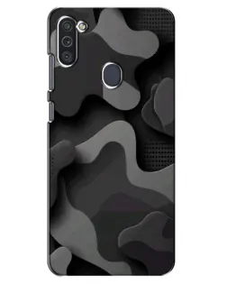 Чехол для Samsung Galaxy M11 с картинкой «Темный абстрактный камуфляж» Чехол для Samsung Galaxy M11 с картинкой «Темный абстрактный камуфляж»