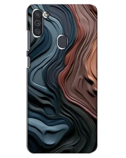Чехол для Samsung Galaxy M11 с картинкой «Цветные волны каньона»