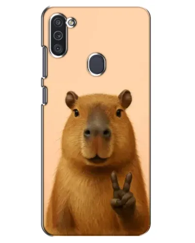 Чехол для Samsung Galaxy M11 с картинкой «Капибара виктория» Чехол для Samsung Galaxy M11 с картинкой «Капибара виктория»