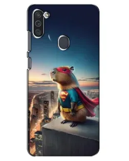 Чехол для Samsung Galaxy M11 с картинкой «Капи-мен супергерой» Чехол для Samsung Galaxy M11 с картинкой «Капи-мен супергерой»