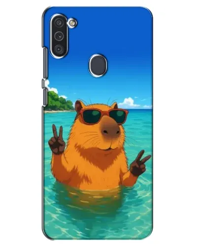Чехол для Samsung Galaxy M11 с картинкой «Морская капибара» Чехол для Samsung Galaxy M11 с картинкой «Морская капибара»
