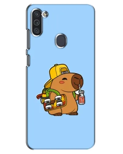 Чехол для Samsung Galaxy M11 с картинкой «Капибара на скейте» Чехол для Samsung Galaxy M11 с картинкой «Капибара на скейте»