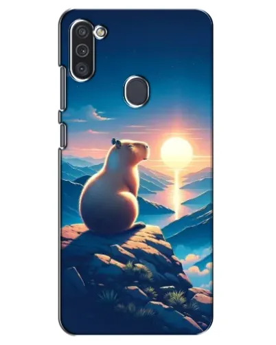 Чехол для Samsung Galaxy M11 с картинкой «Закат солнца с капибарой» Чехол для Samsung Galaxy M11 с картинкой «Закат солнца с капибарой»