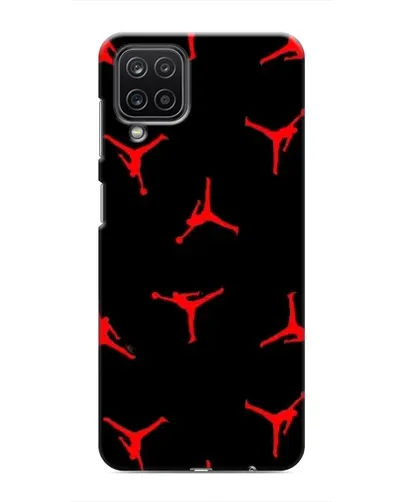 Чехол для Samsung Galaxy M12 с картинкой «Jordan Red Pattern»