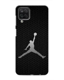 Чехол для Samsung Galaxy M12 с картинкой «Jordan Dark Carbon»