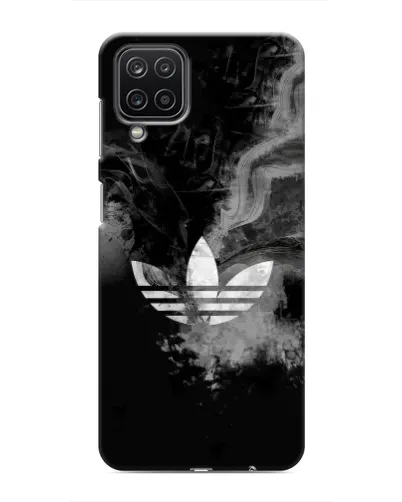 Чехол для Samsung Galaxy M12 с картинкой «Абстрактный дым Adidas»