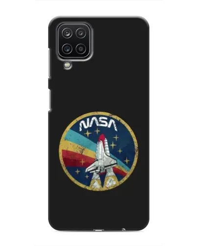 Чехол для Samsung Galaxy M12 с картинкой «NASA — эмблема миссии» Чехол для Samsung Galaxy M12 с картинкой «NASA — эмблема миссии»