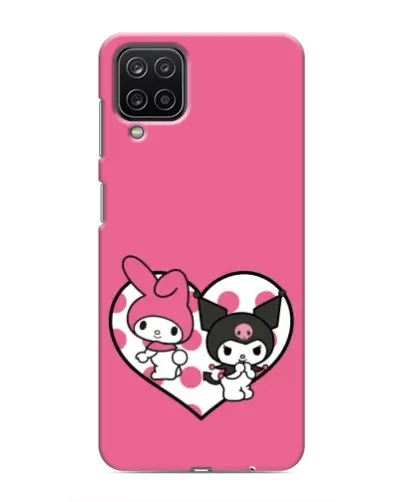 Чехол для Samsung Galaxy M12 с картинкой «Kuromi и My Melody» Чехол для Samsung Galaxy M12 с картинкой «Kuromi и My Melody»
