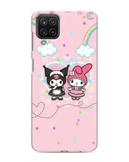 Чехол для Samsung Galaxy M12 с картинкой «My Melody и Kuromi» Чехол для Samsung Galaxy M12 с картинкой «My Melody и Kuromi»