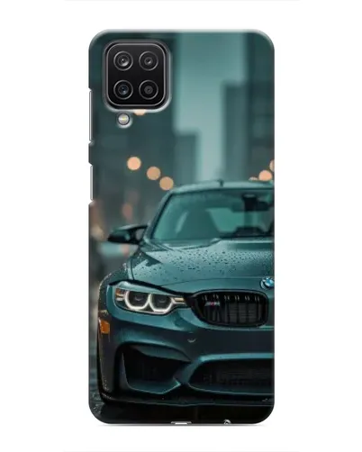 Чехол для Samsung Galaxy M12 с картинкой «BMW в огнях города» Чехол для Samsung Galaxy M12 с картинкой «BMW в огнях города»