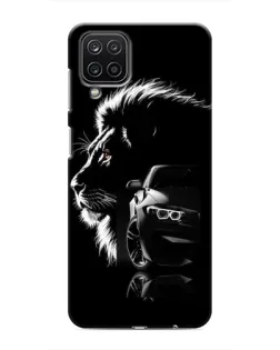 Чехол для Samsung Galaxy M12 с картинкой «BMW и лев»