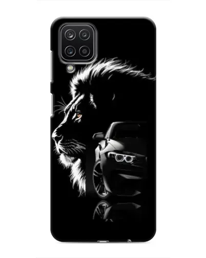 Чехол для Samsung Galaxy M12 с картинкой «BMW и лев» Чехол для Samsung Galaxy M12 с картинкой «BMW и лев»