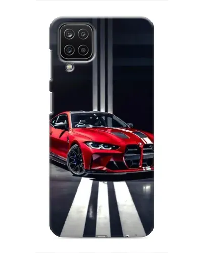 Чехол для Samsung Galaxy M12 с картинкой «Красная BMW на дороге» Чехол для Samsung Galaxy M12 с картинкой «Красная BMW на дороге»
