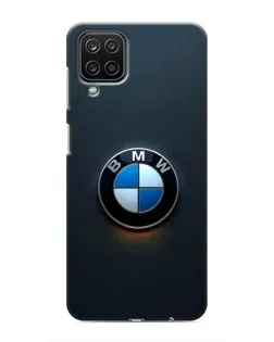Чехол для Samsung Galaxy M12 с картинкой «Логотип BMW — минимализм»