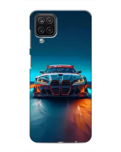 Чехол для Samsung Galaxy M12 с картинкой «BMW — огни неона» Чехол для Samsung Galaxy M12 с картинкой «BMW — огни неона»