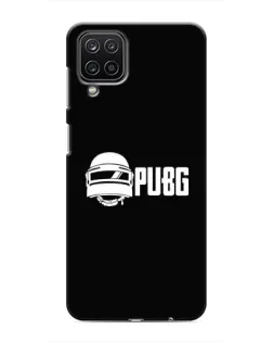 Чехол для Samsung Galaxy M12 с картинкой «PUBG — классический лого»