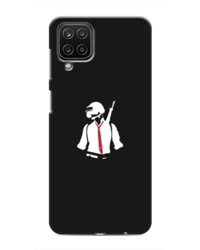 Чехол для Samsung Galaxy M12 с картинкой «PUBG — силуэт воина» Чехол для Samsung Galaxy M12 с картинкой «PUBG — силуэт воина»