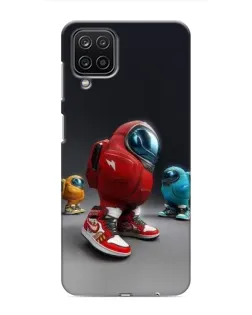Чехол для Samsung Galaxy M12 с картинкой «Among Us — 3D стиль»