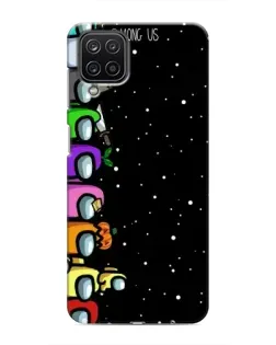 Чехол для Samsung Galaxy M12 с картинкой «Команда Among Us»