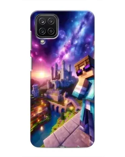 Чехол для Samsung Galaxy M12 с картинкой «Стив и космос»