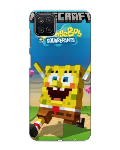 Чохол для Samsung Galaxy M12 з картинкою «Губка Боб Minecraft» Чохол для Samsung Galaxy M12 з картинкою «Губка Боб Minecraft»