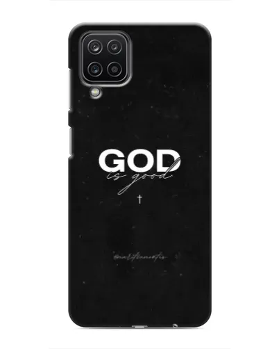 Чехол для Samsung Galaxy M12 с картинкой «GOD — Бог над всем»